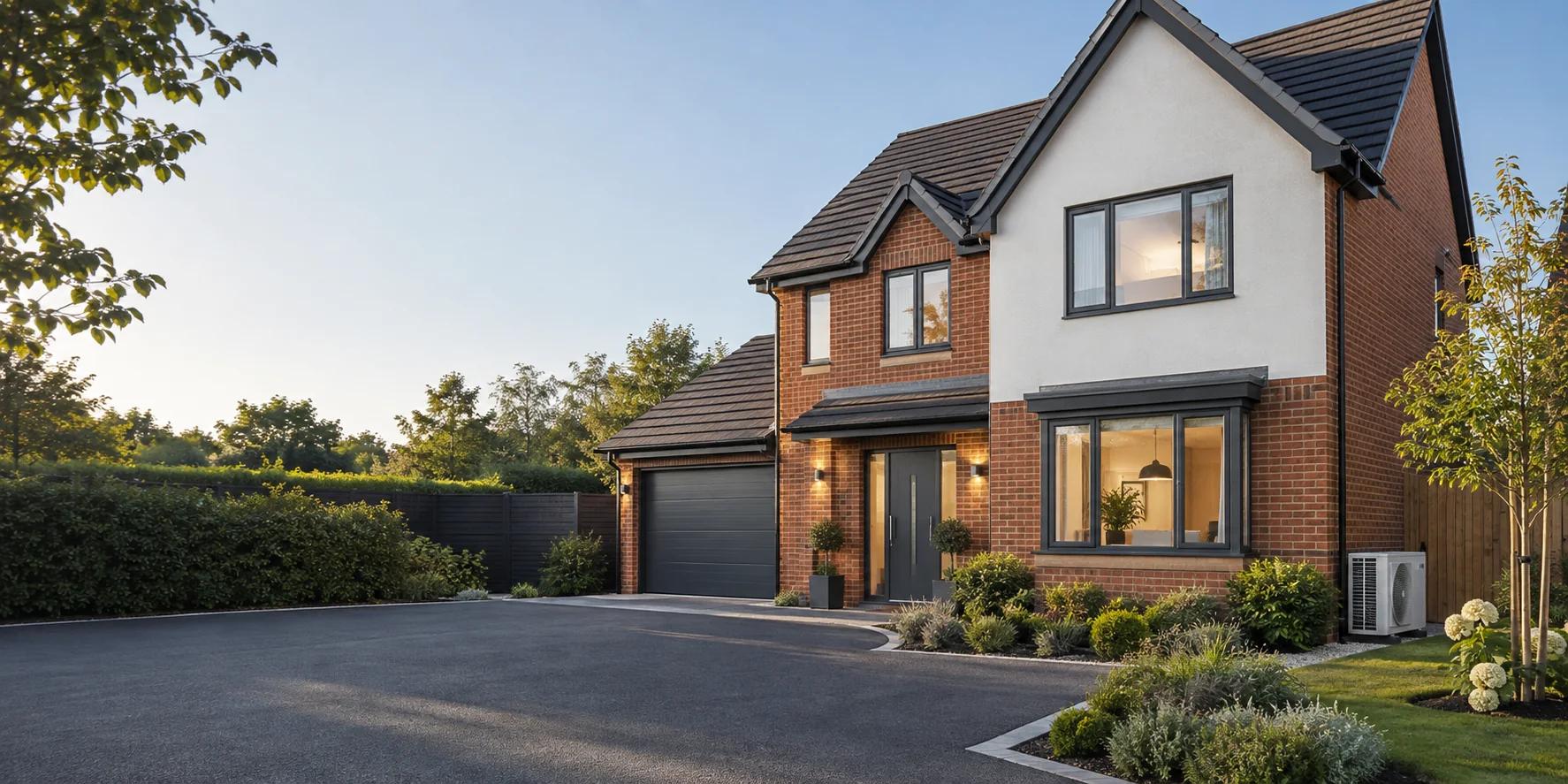 A light, welcoming home with modern heating and air conditioning